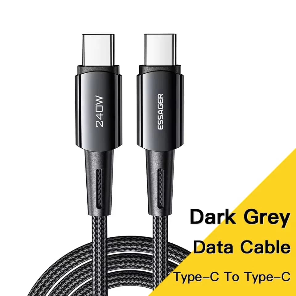 ESSAGER 240W USB-C to USB-C Fast Charging Cable