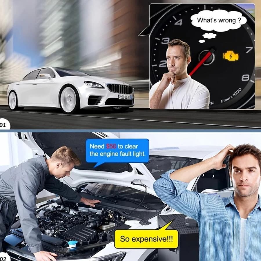 ELM327 OBD2 Wi-Fi Car Diagnostic Tool - Fast and Efficient Fault Detection