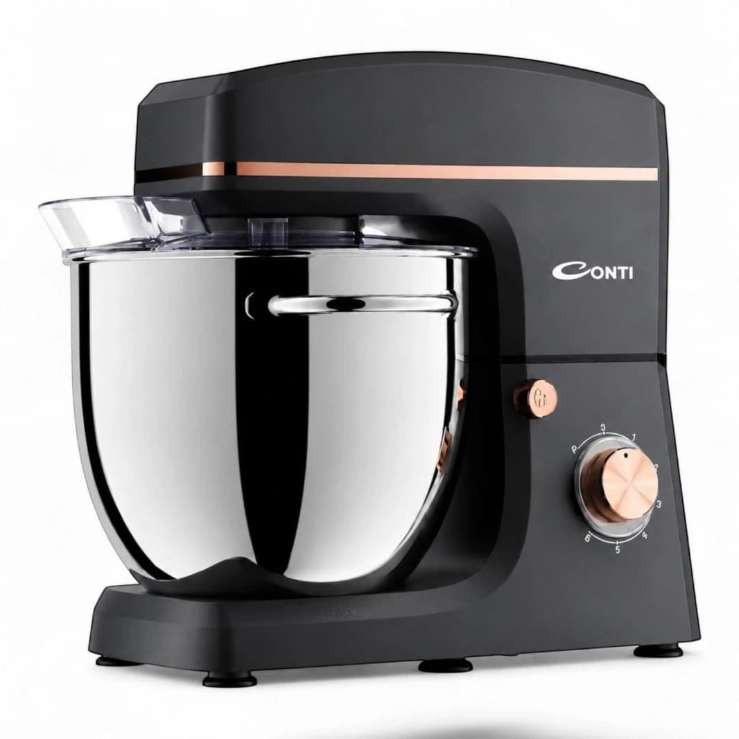 CONTI Kitchen Machine 2000W KM 102001 GR – 10L, 6 Speeds + Pulse