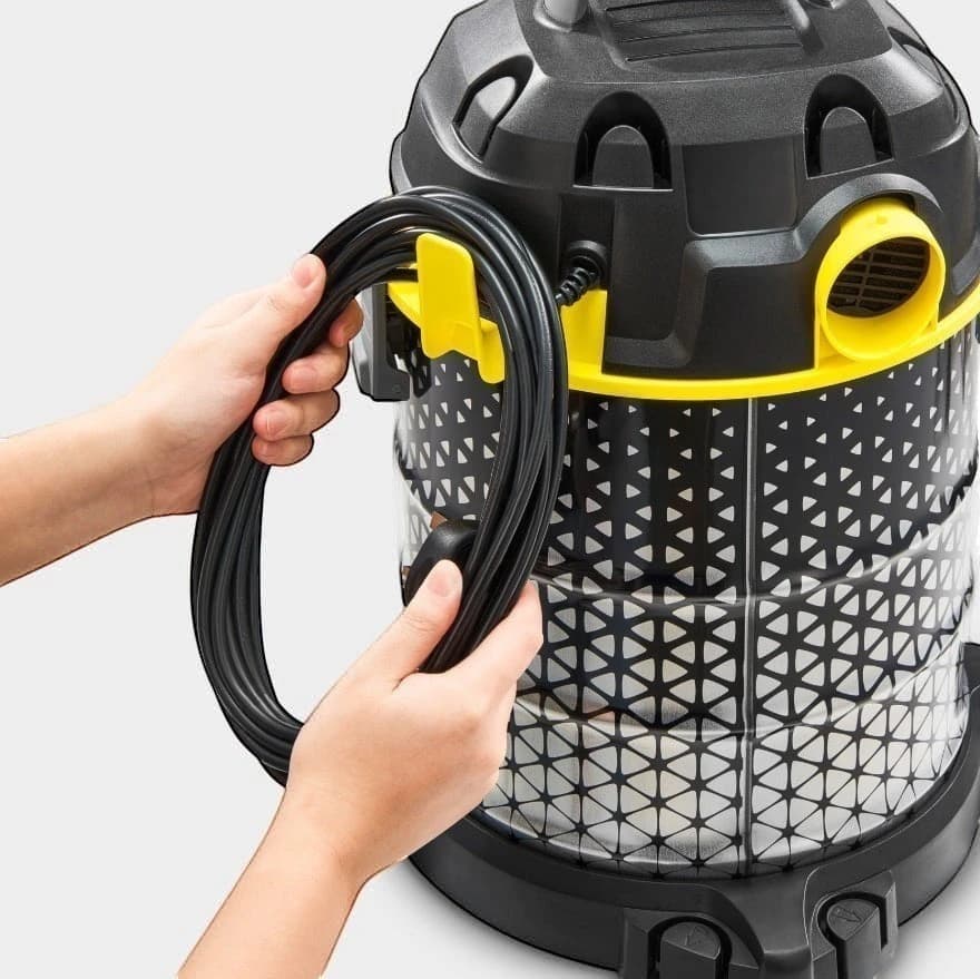 مكنسة كهربائية Kärcher DVAC 2200 بدون كيس – 22 لتر مع خاصية النفخ