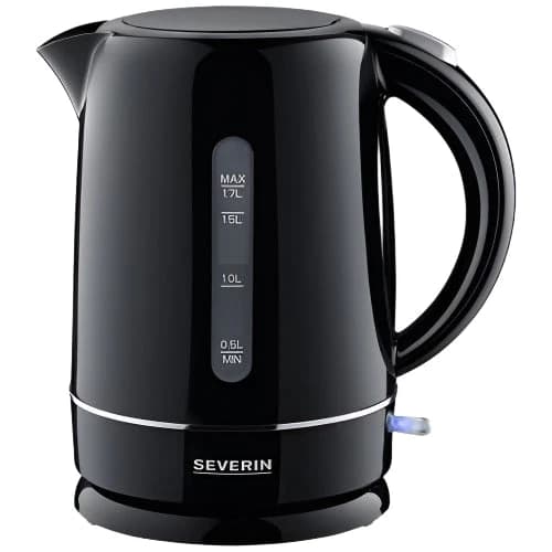 Severin Kettle with Automatic Steam Stop, 1.7L, 2200W, Black