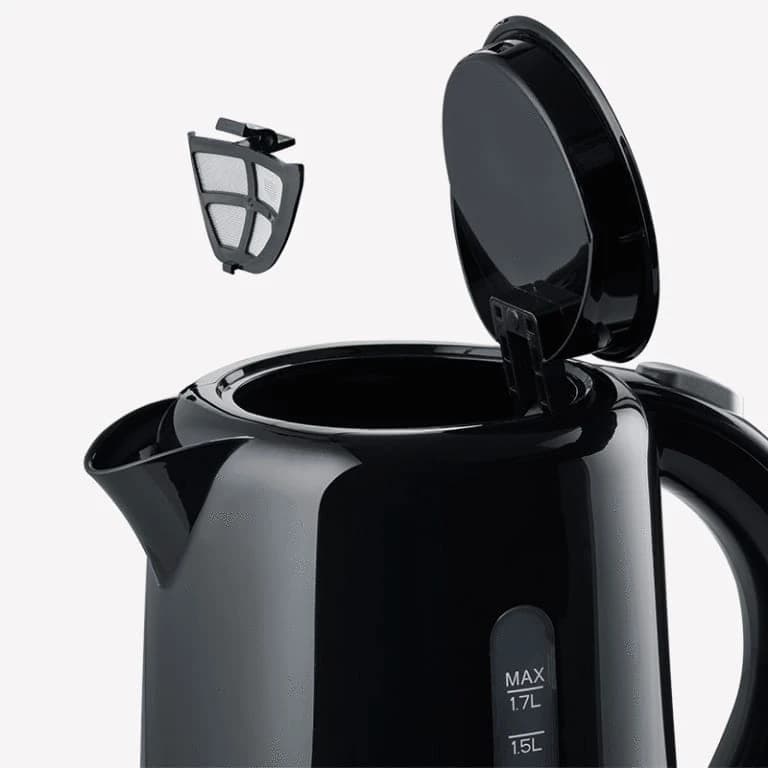 Severin Kettle with Automatic Steam Stop, 1.7L, 2200W, Black