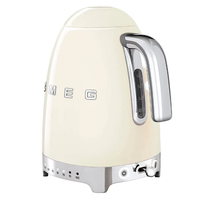 Smeg Variable Temperature Kettle, 1.7L, Cream