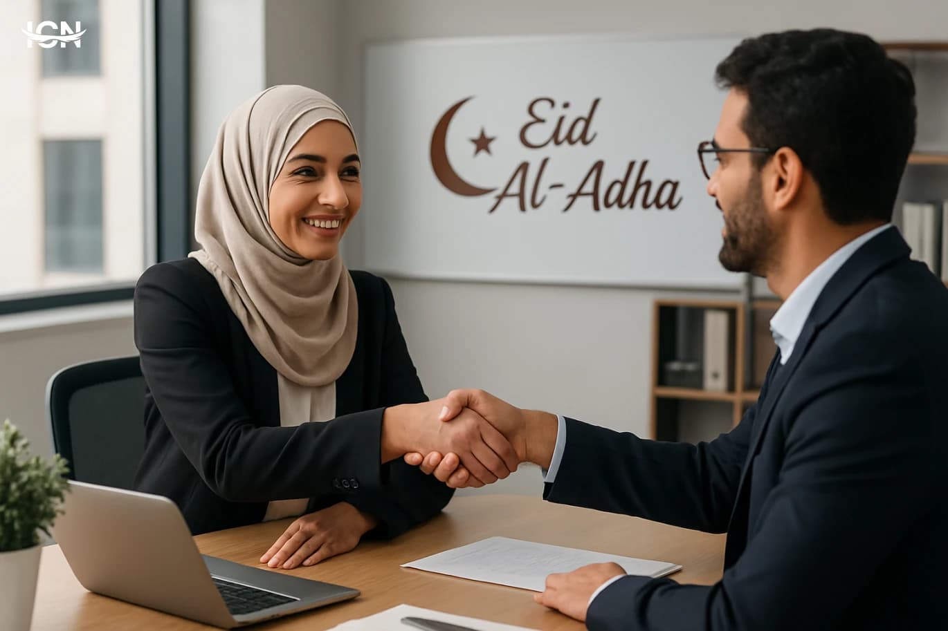 تهاني عيد الأضحى في بيئة العمل