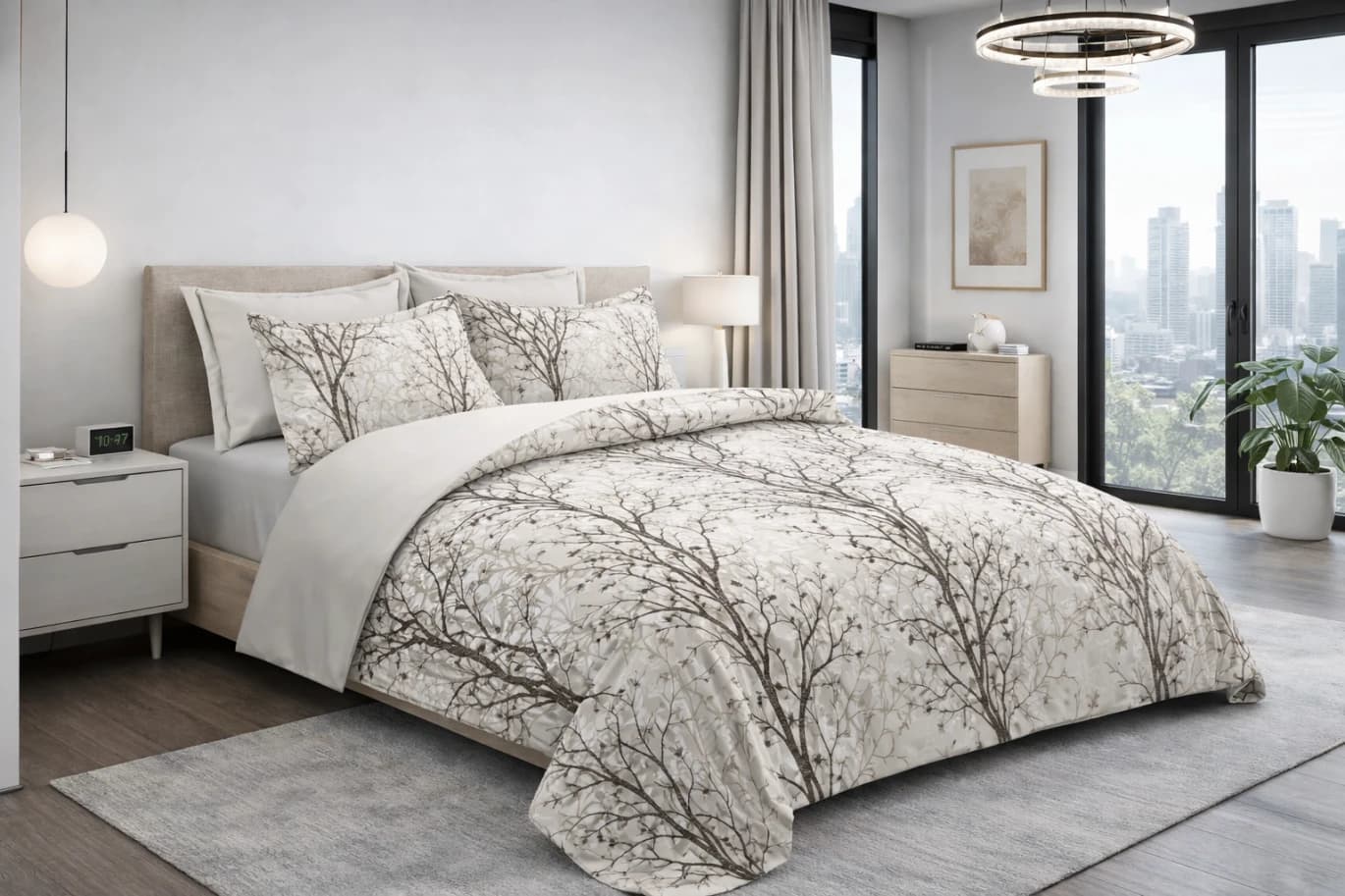 6-Piece Microfiber Double Comforter Set
