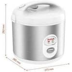 Electric Silver Rice Cooker 1.8L (10 Cups)