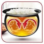 Electric Silver Rice Cooker 1.8L (10 Cups)