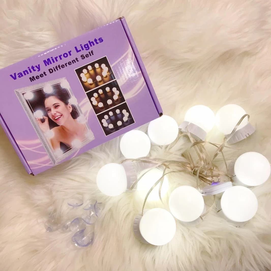 Adjustable LED Mirror Light with 10 Bulbs