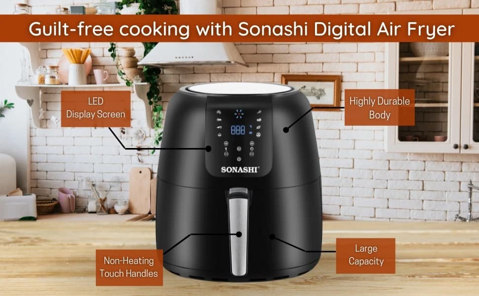Sonachi Air Fryer No Oil 8.2L