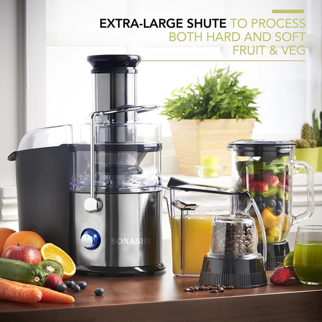 SONASHI Professional 4-in-1 Multi-Purpose Food Processor