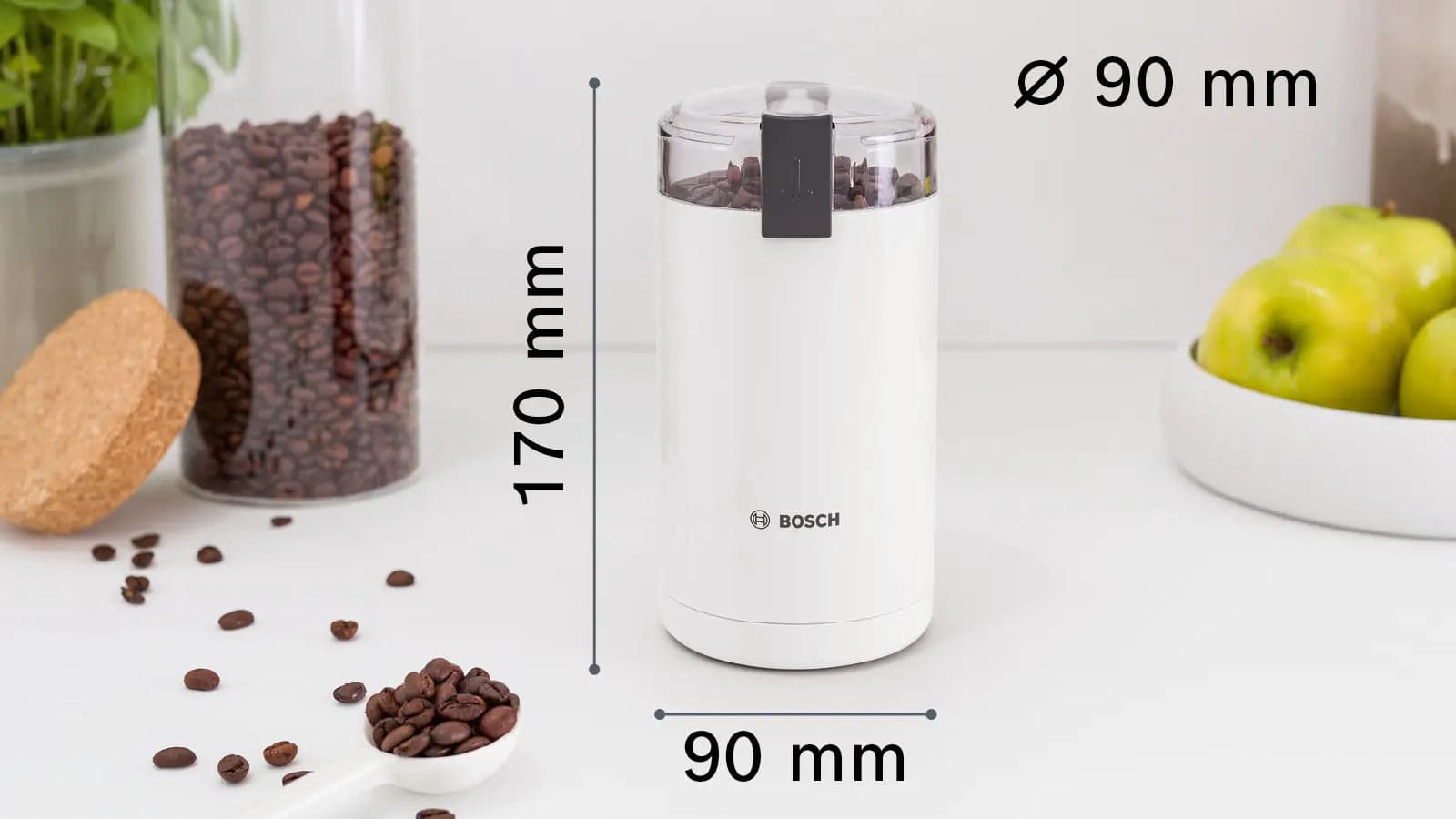 Bosch TSM6A011W Coffee Grinder 180W White