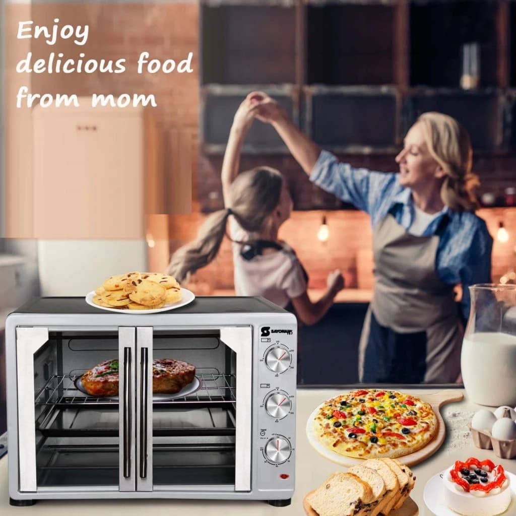 Electric Oven with Unique French Design by Sayona - 45 Liters