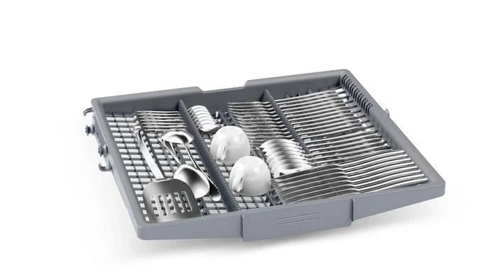 Bosch Dishwasher 6 Programs, 3 Sprays, 3 Racks, 14 Sets - Brushed Stainless Steel (SMS46NI20V) Series 4
