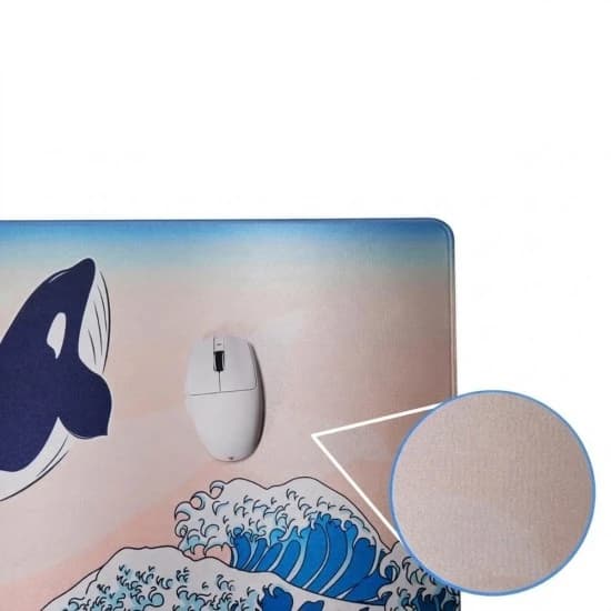 FANTECH ATO MP90S Kujira Nami Large Deskmate Gaming Mouse Pad - Beige