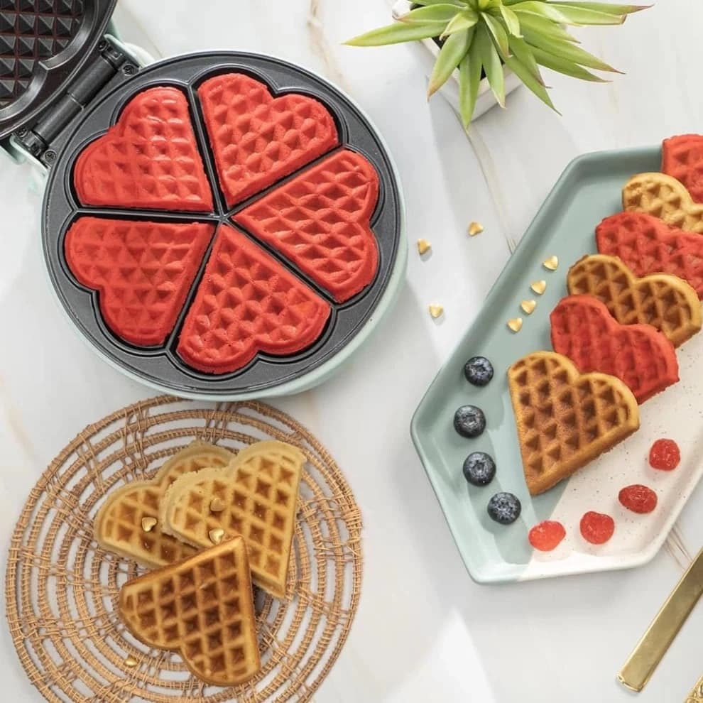 Heart-Shaped Waffle Maker