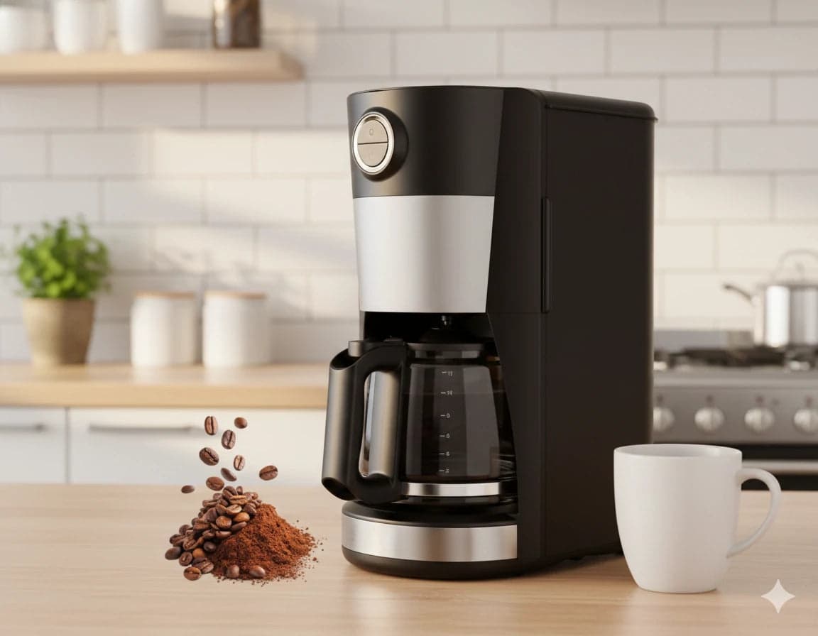 American Coffee Maker with Grinder Sayona