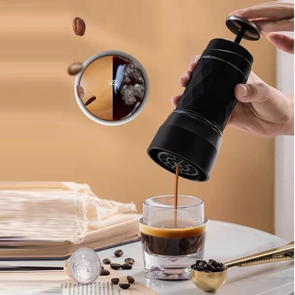 Portable Espresso and Capsule Coffee Maker