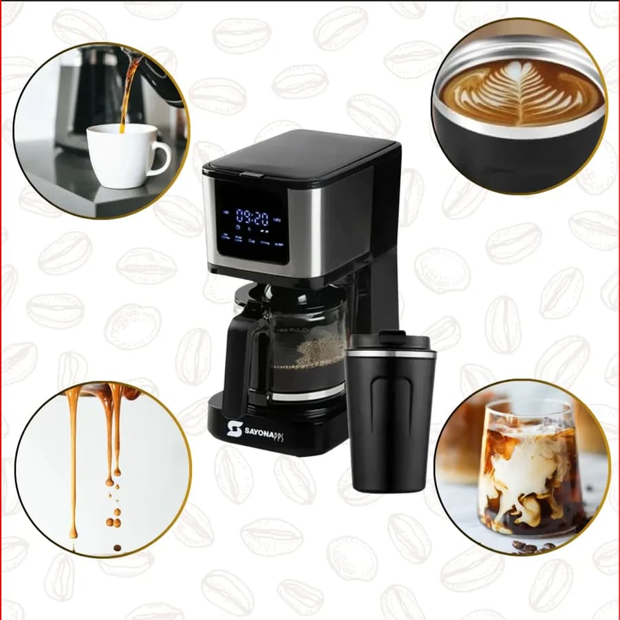 Saiyona 1000W American Coffee Maker