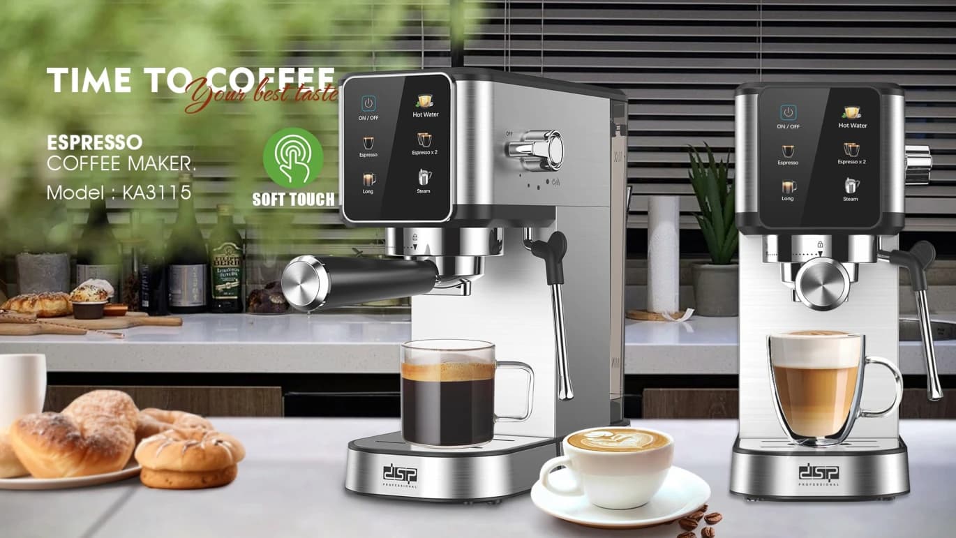DSP Espresso Machine Touch New Design