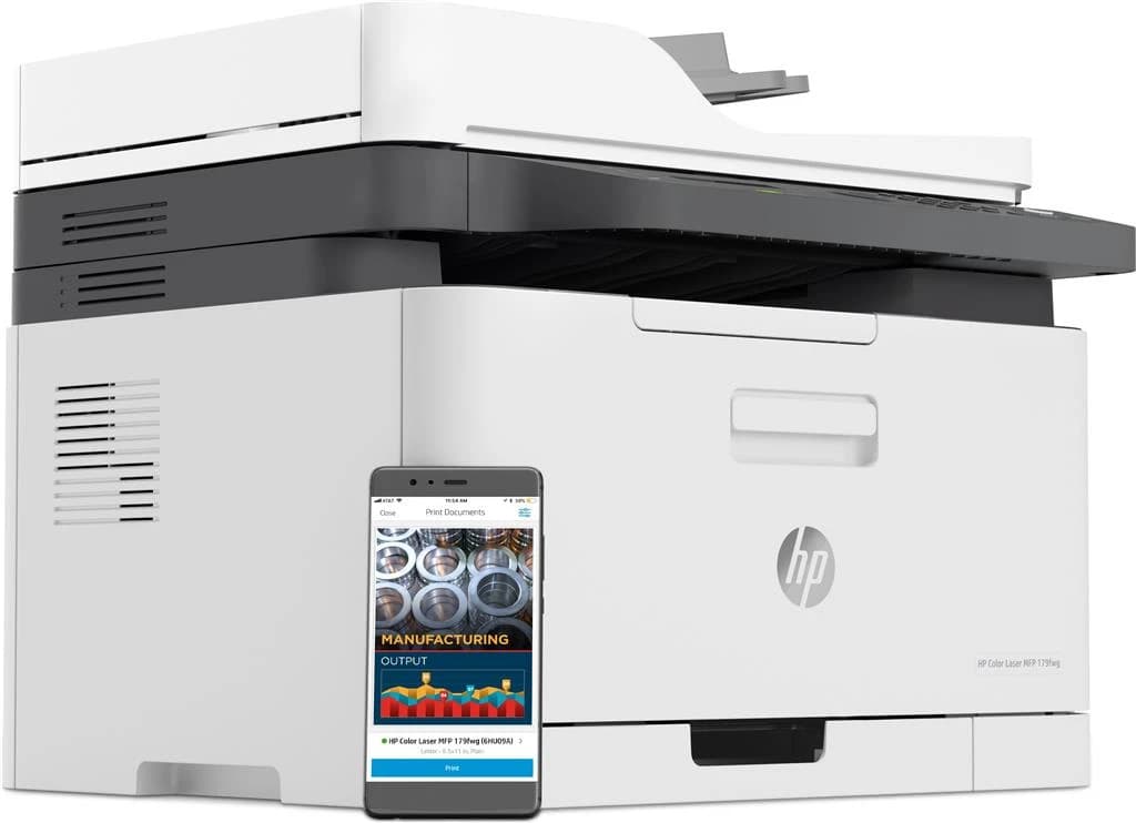HP Color Laser MFP 179fnw with WiFi and Fax