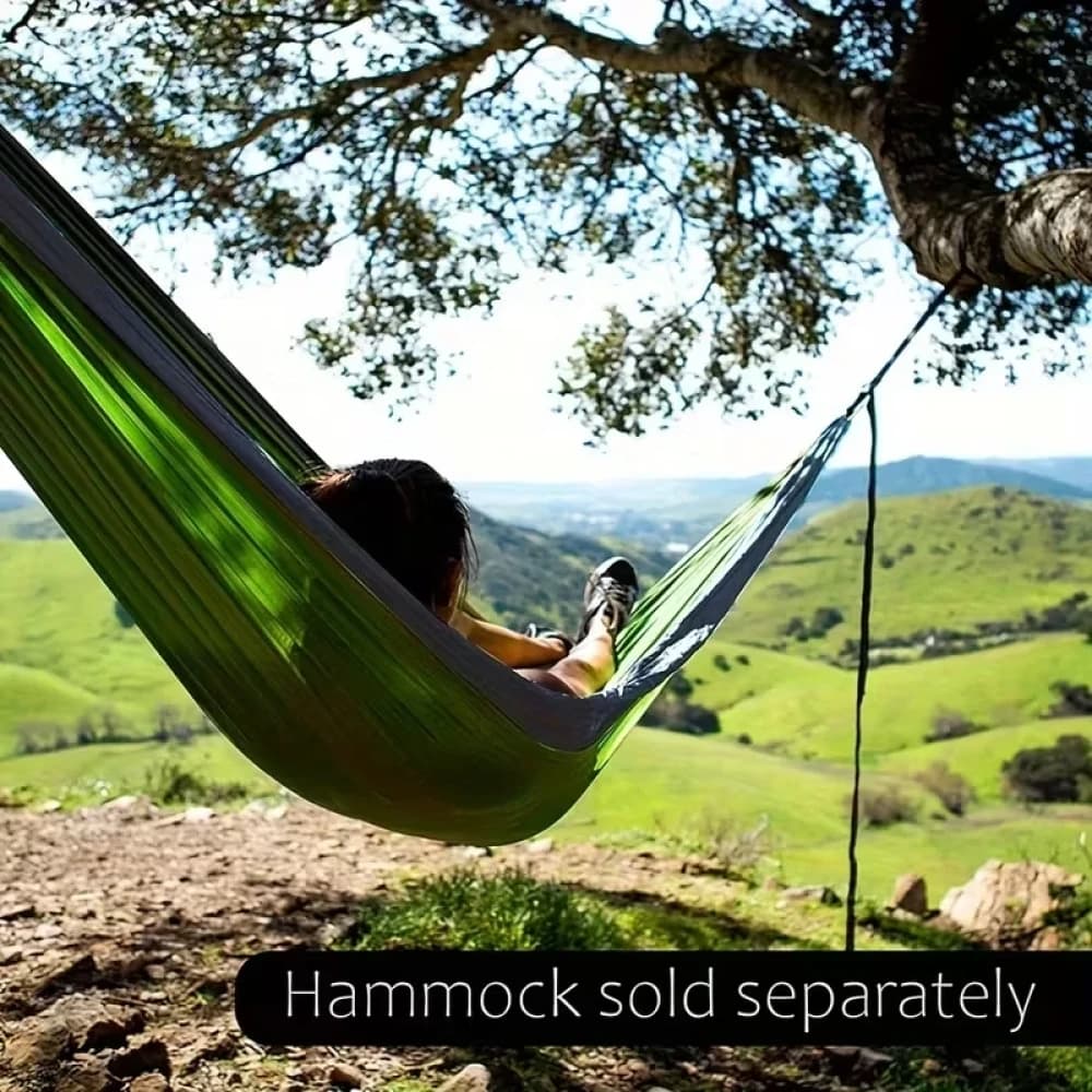 Portable Camping Hammock with Tree Straps & Carabiners