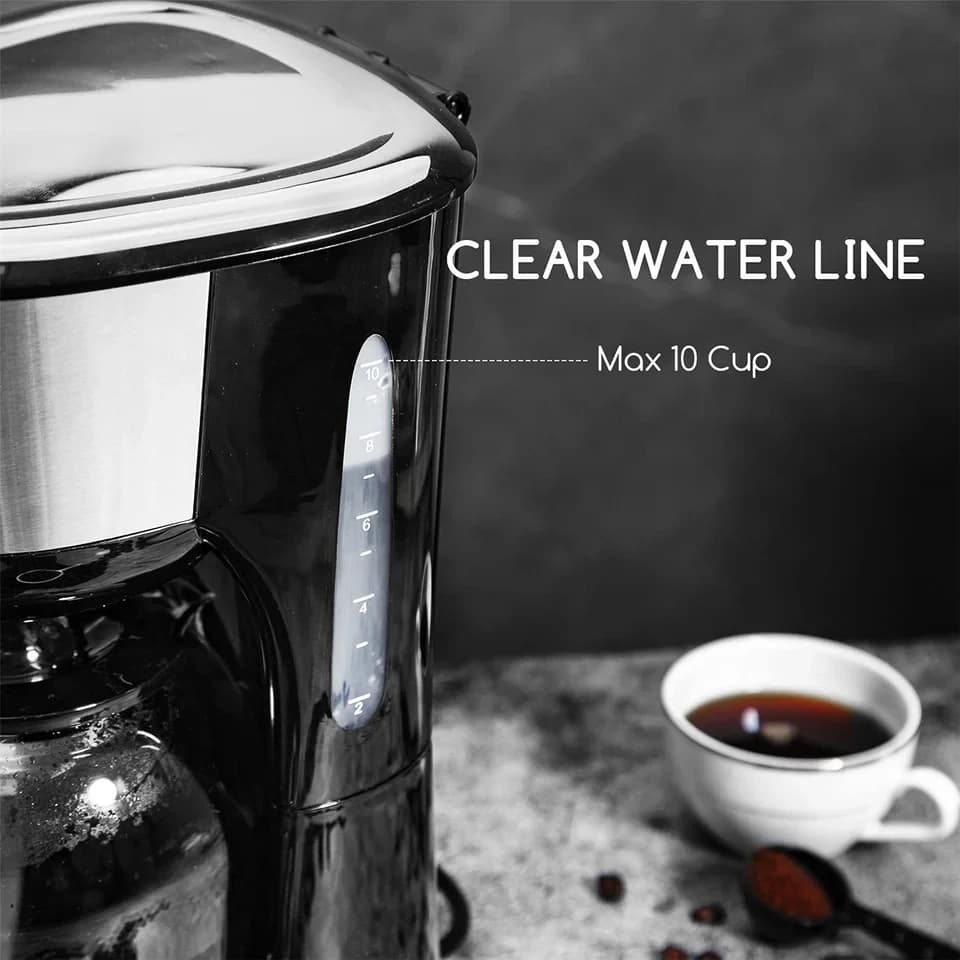 Mega Filter Coffee Maker 1.25 Liter 1000W