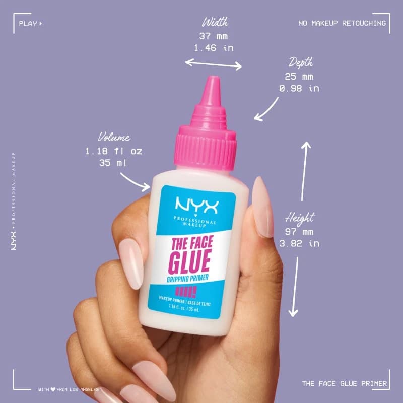 NYX Professional Makeup – The Face Glue Gripping Primer – 35ml