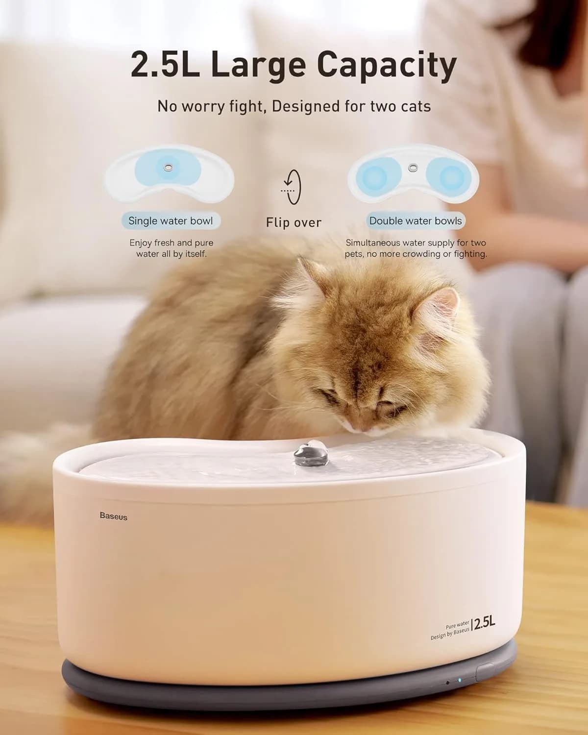 Baseus Pet Water Fountain with APP Control