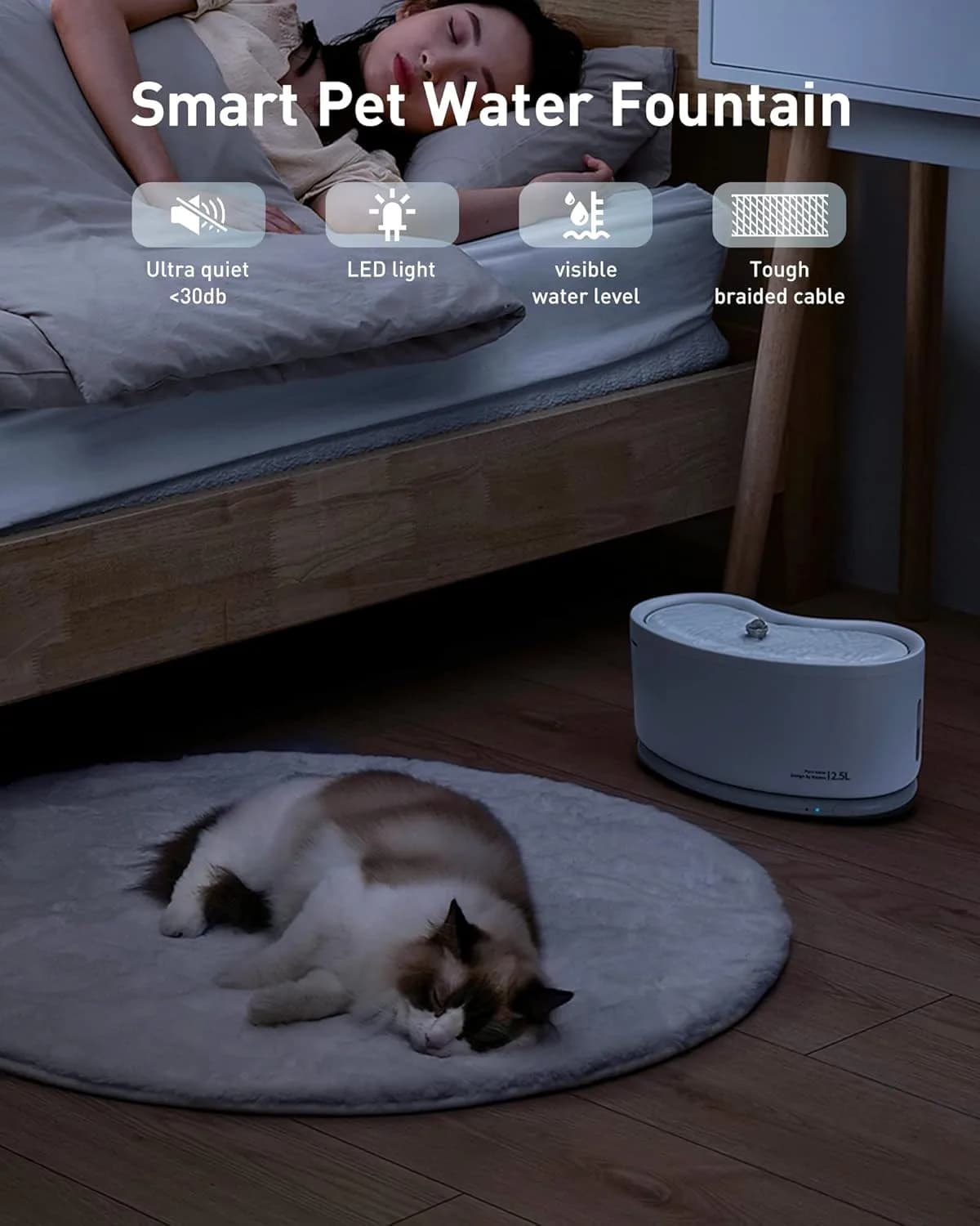 Baseus Pet Water Fountain with APP Control