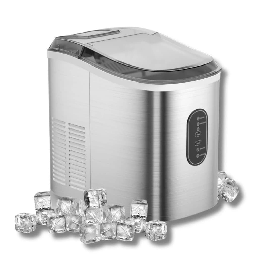 Home Electric Ice Cube Maker 1.7L Silver