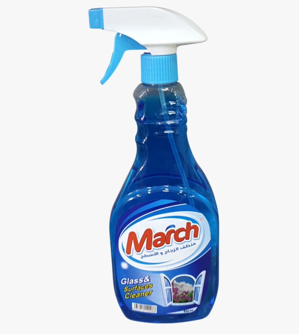 March Blue Glass and Surfaces Cleaner for Household Use Enhancing Cleanliness and Shine