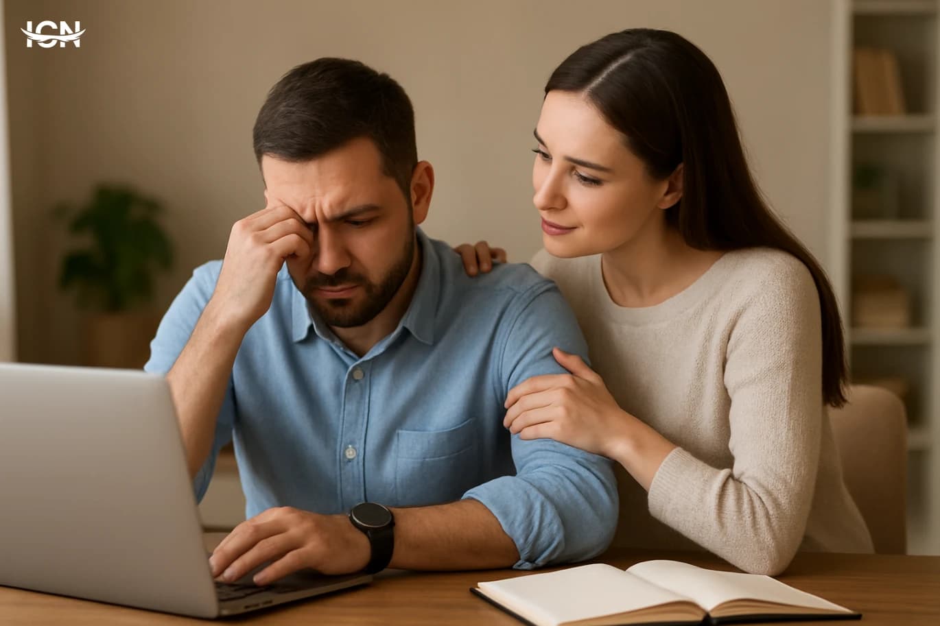 عبارات تساند الزوج وقت ضغط العمل