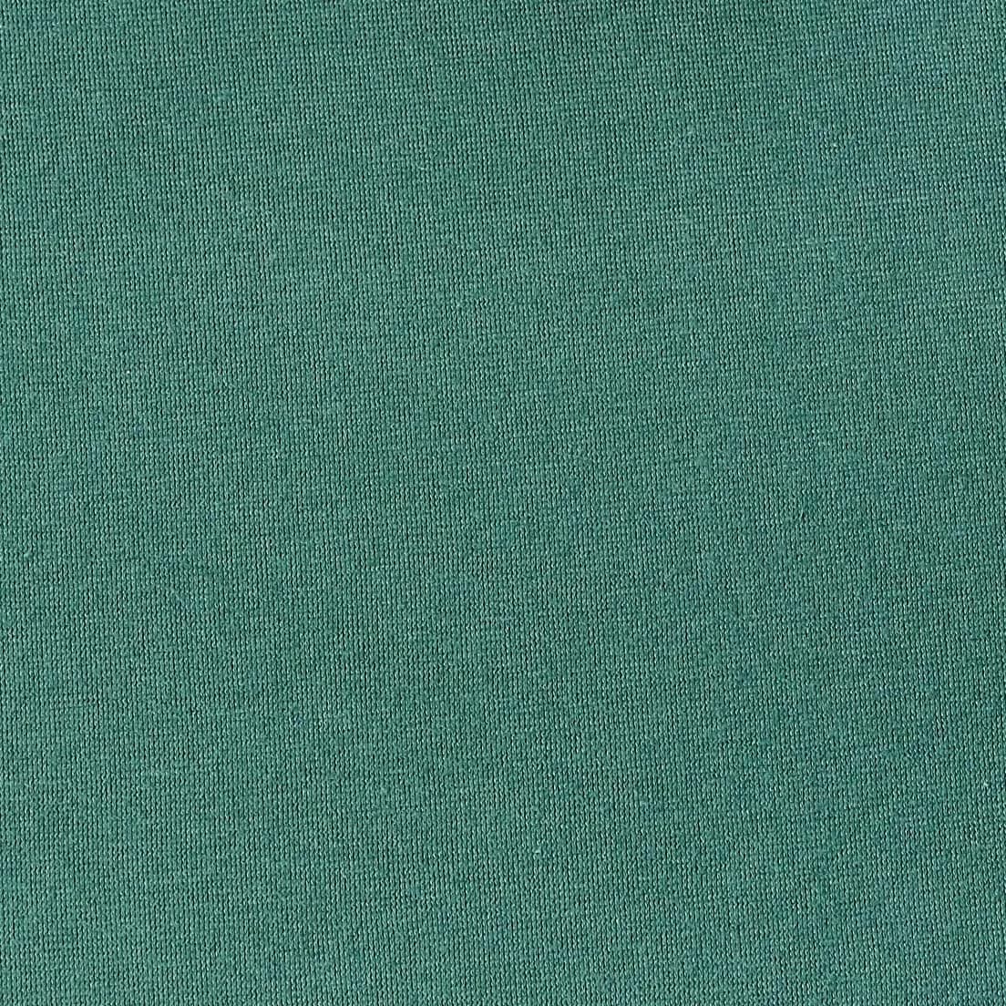 Amazon Basics Dark Green Cotton Jersey Bed Sheet Set, Full Size