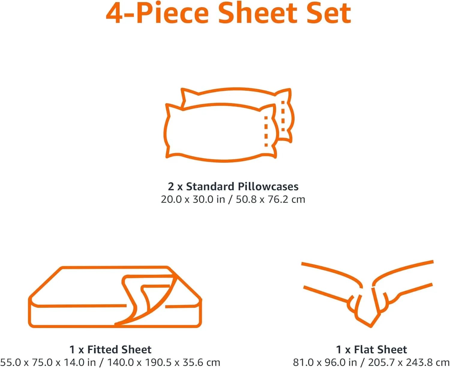 Amazon Basics Dark Green Cotton Jersey Bed Sheet Set, Full Size