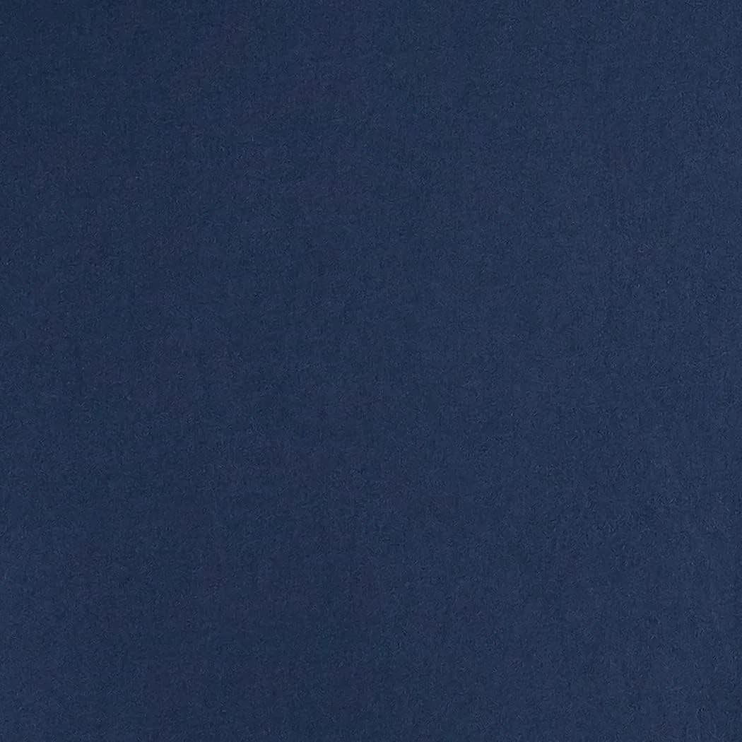 Amazon Basics Lightweight Pleated Bed Skirt, Full, Navy Blue