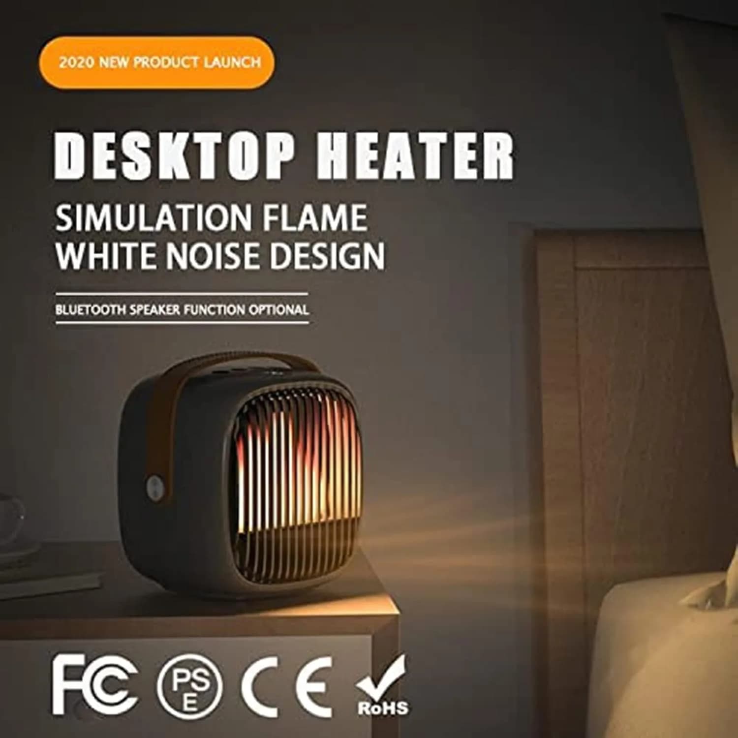 Room Heater – 500W Adjustable Electric Portable Heater with Digital Display