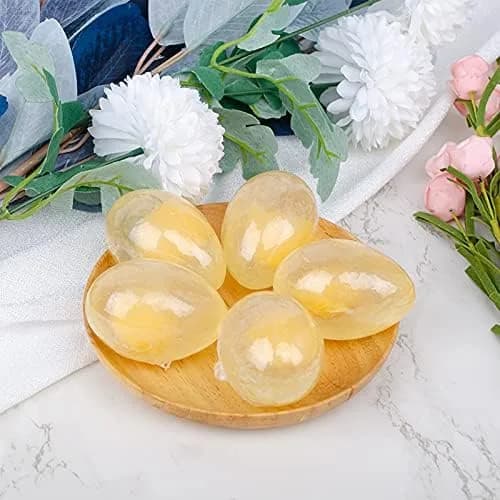 Organic Collagen Egg Soap Handmade Cleansing Bar, 80g, 5-Pack