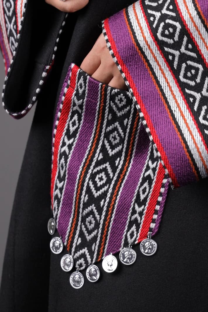 Purple – Black Bisht