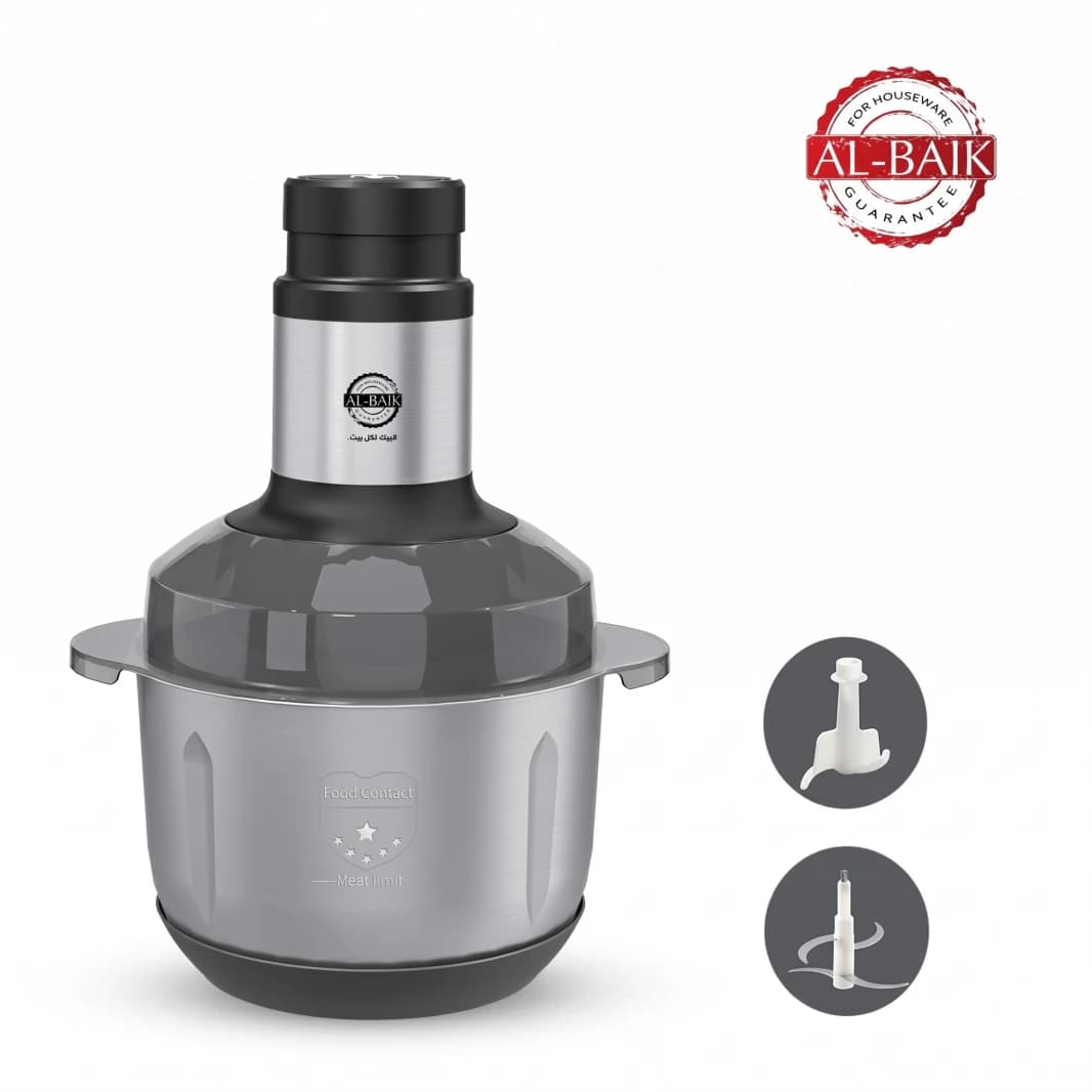 Al-Baik Steel Chopper 5L Capacity