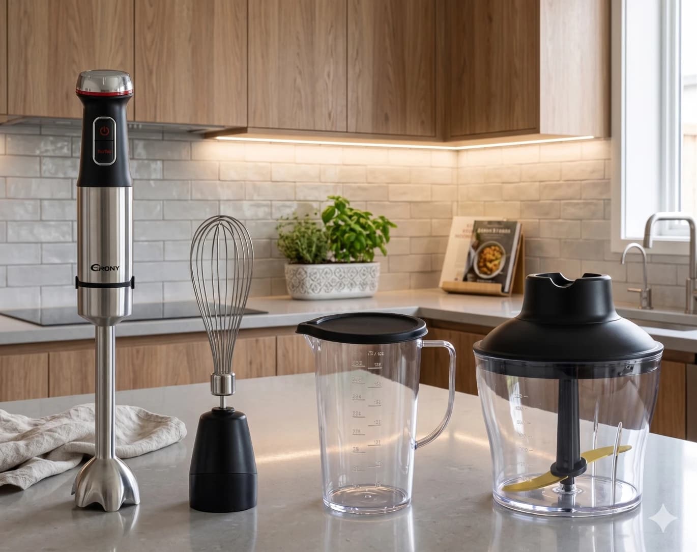 Conti 4-in-1 Hand Blender 1500W Package