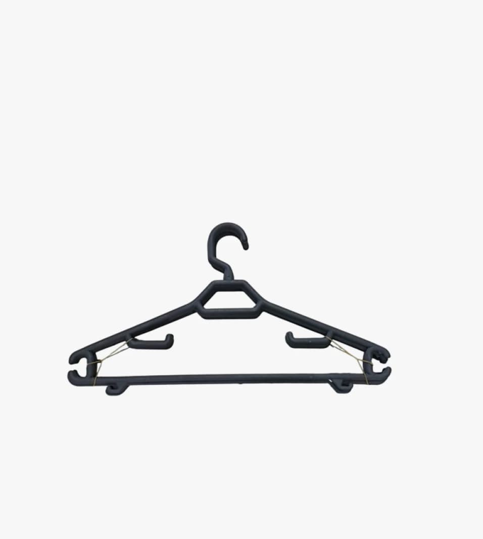 Foldable Plastic Clothes Hanger with Practical and Unique Design for Organized Individuals and Quality-Seeking Families