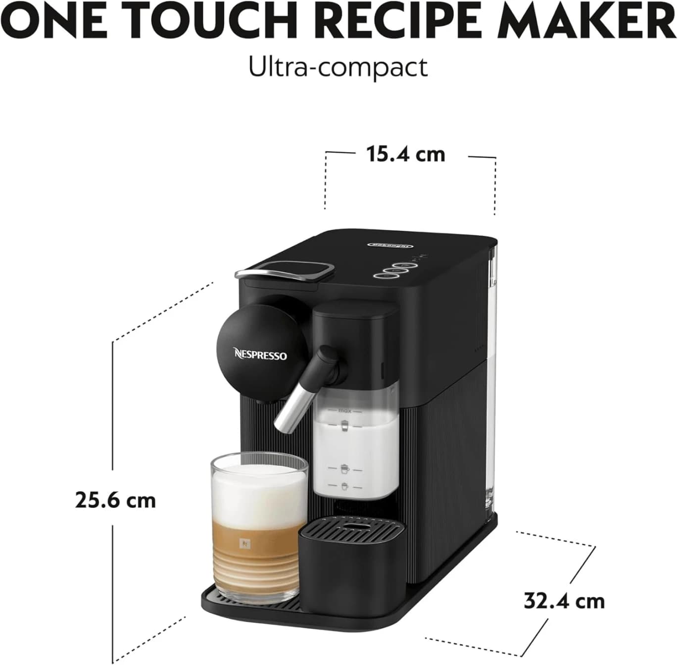 Nespresso Coffee Maker Machine – Lattissima One Black