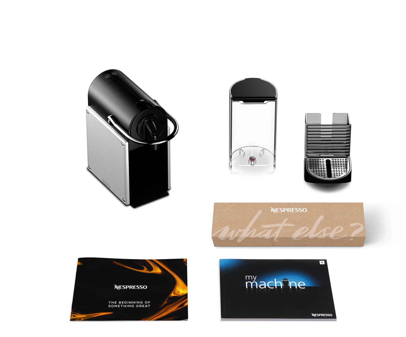 Nespresso Pixie Coffee Machine, Silver