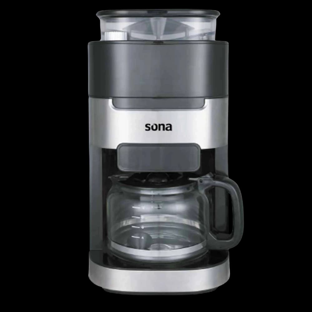 Sona American Coffee Maker with Grinder 1.5L 1050W