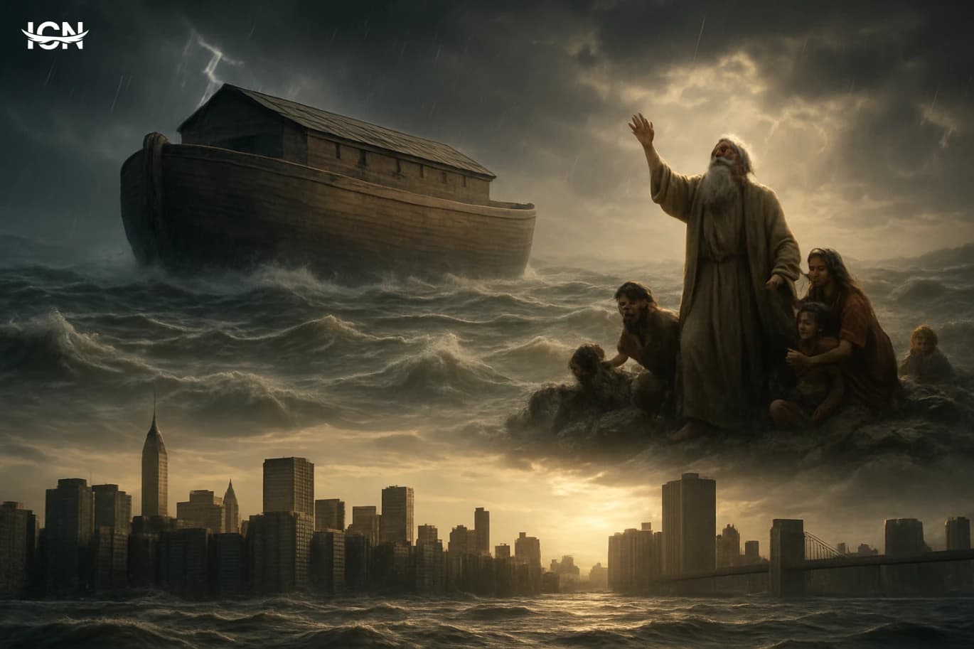 How Ancient Flood Myths Shaped Real Cities