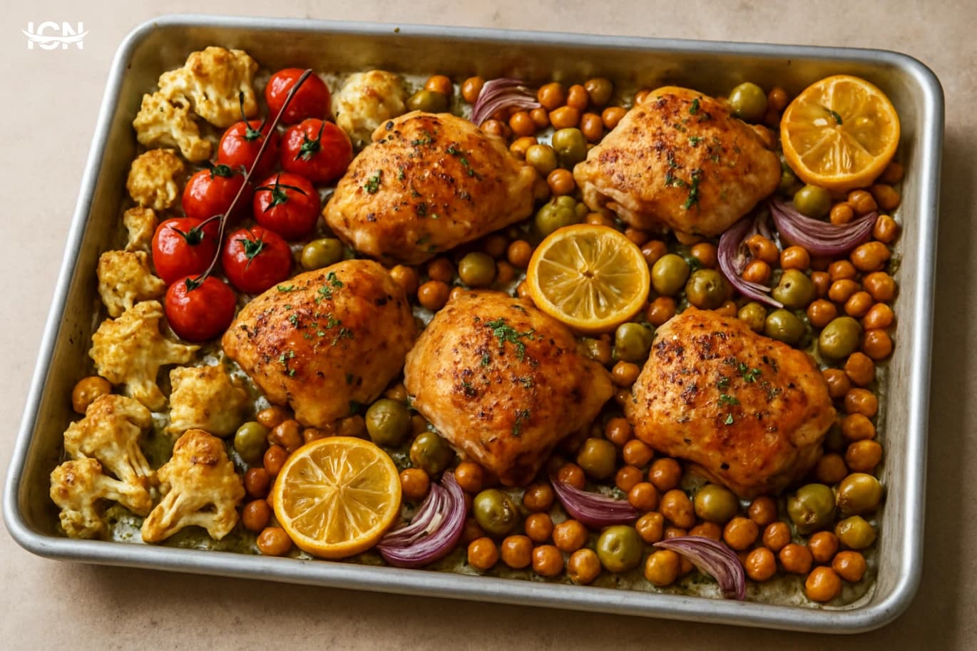 Sheet Pan Mediterranean Dinner Routine