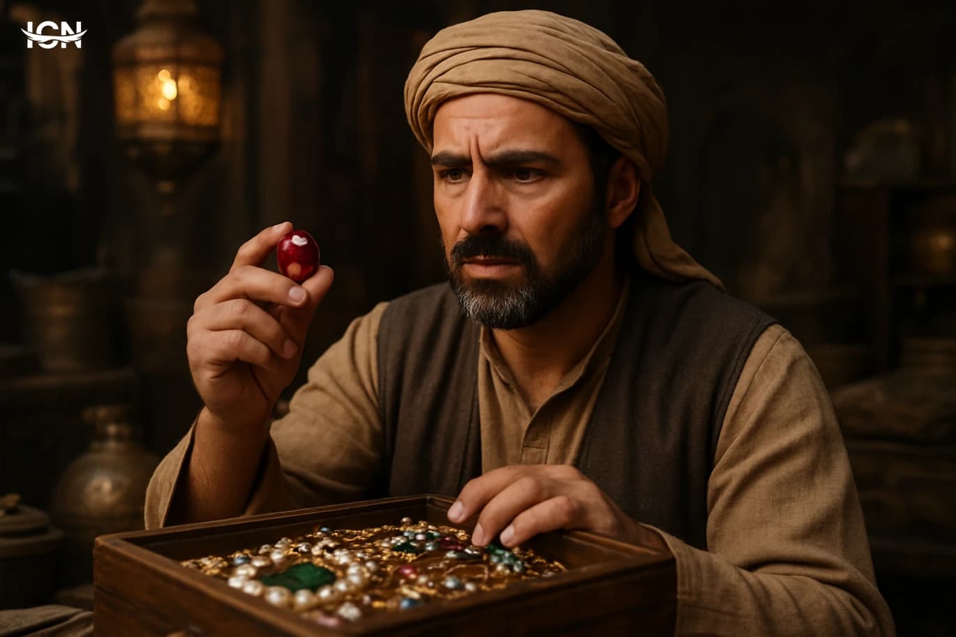 التاجر الأمين والجوهرة التي اختفت