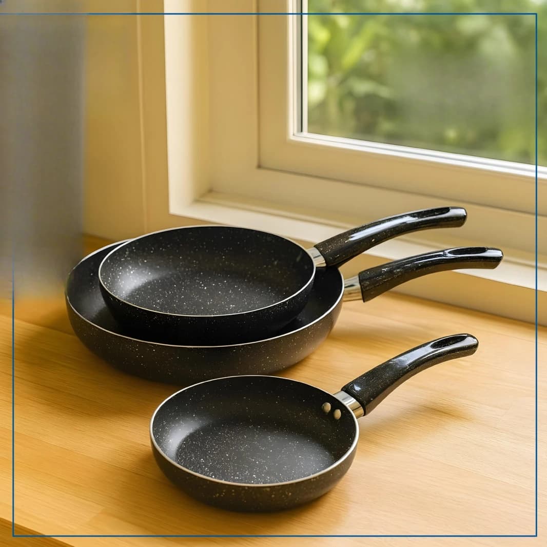 Granite Frying Pan Set