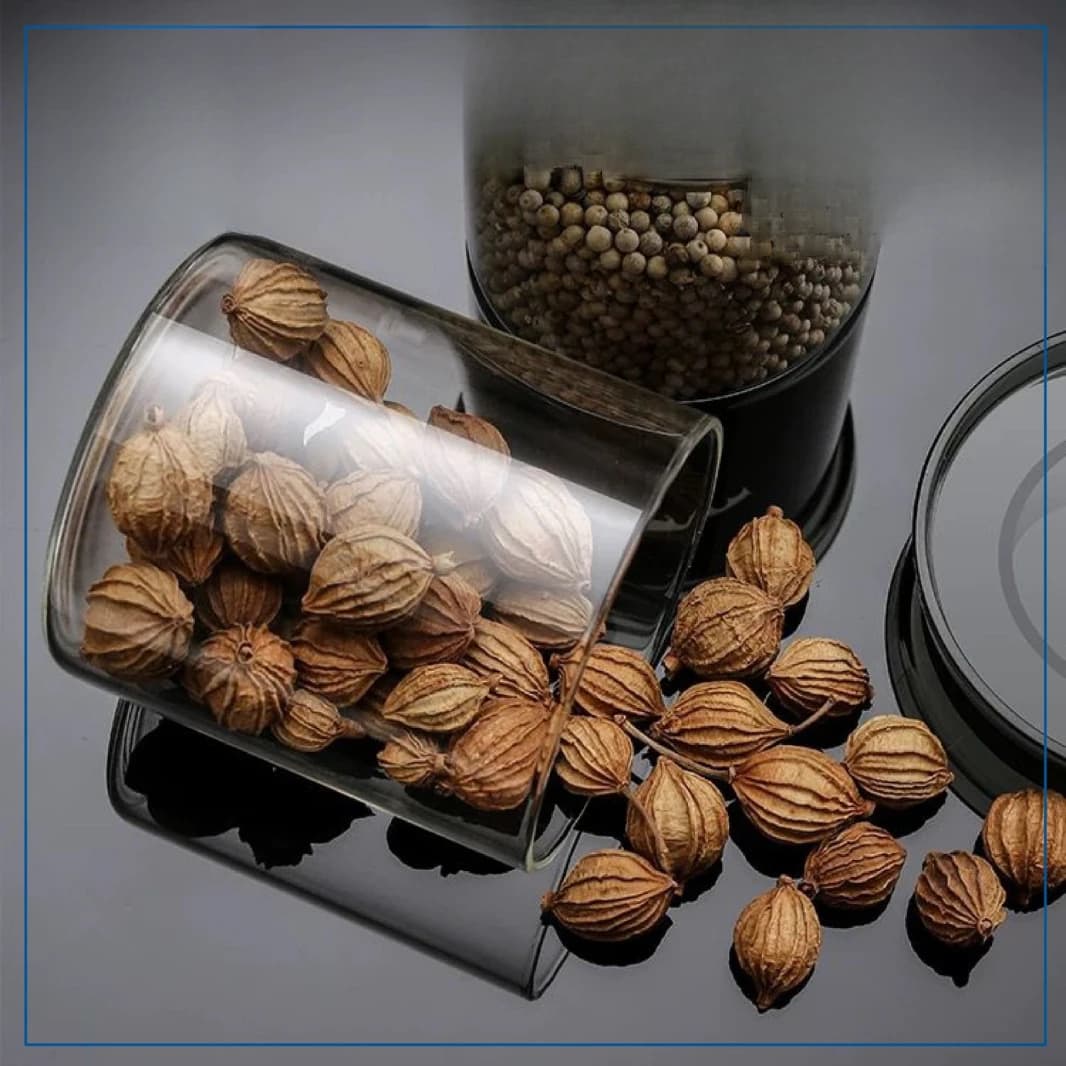 Glass Jar with Pressure Cap
