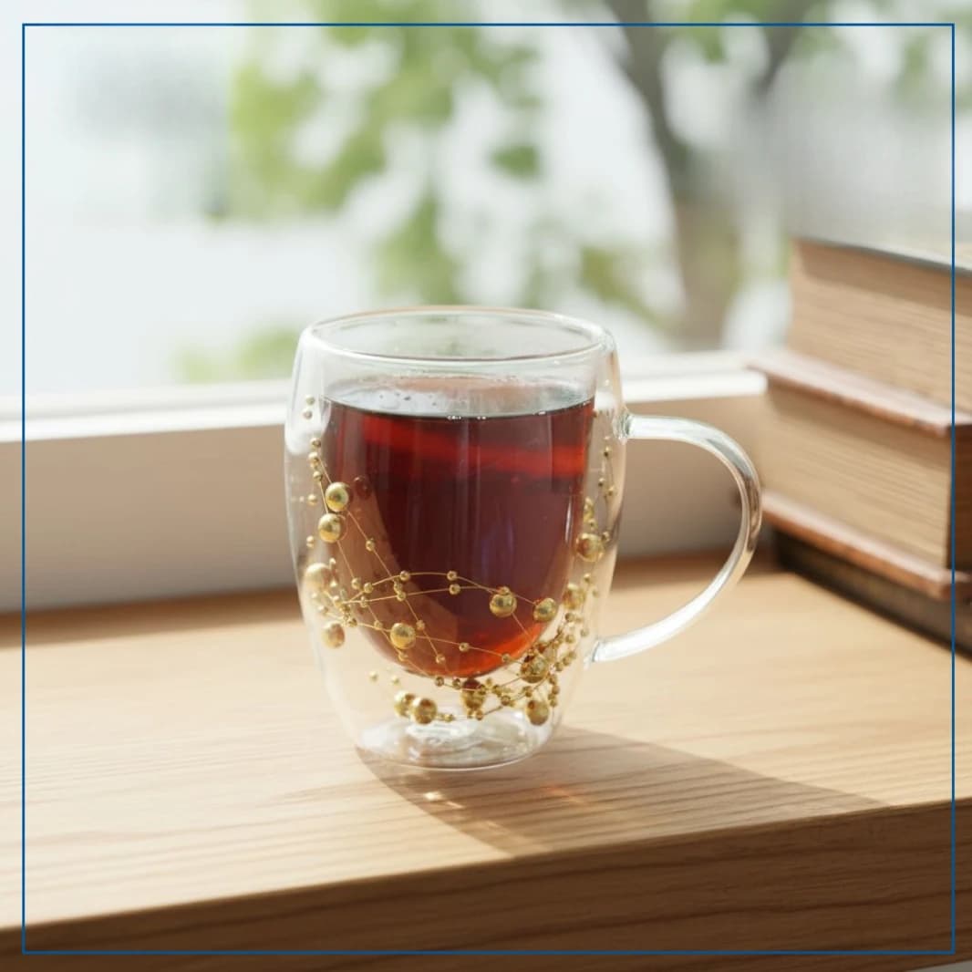 Double Glass Mug